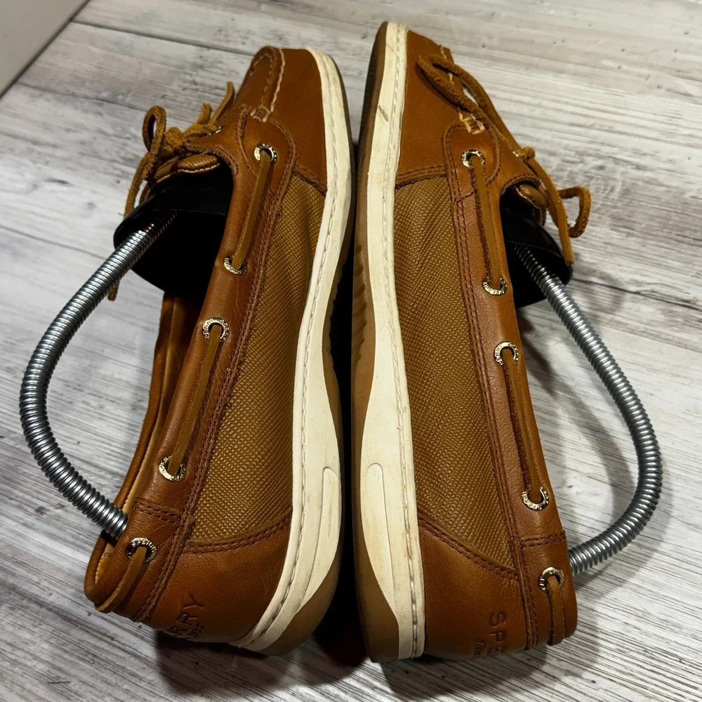 Sperry Gold Cup Goldfish Boat Shoe Womens 10 Leather Slip On Loafer 1 Eye